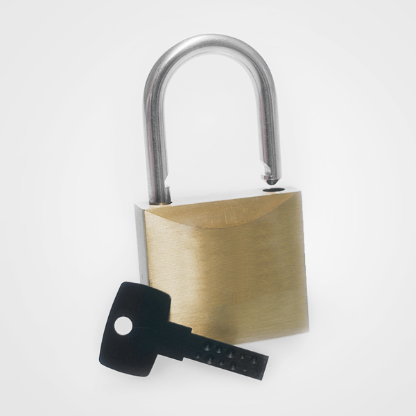 Vorhängeschloss mit passendem Lucky-Lock-Schlüssel