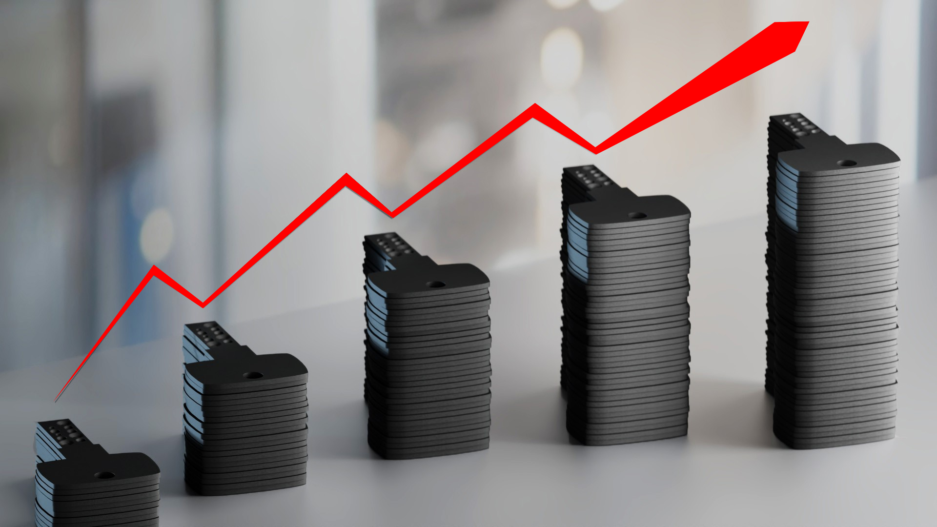Grafik: steigende Besucherzahlen mit Lucky Lock